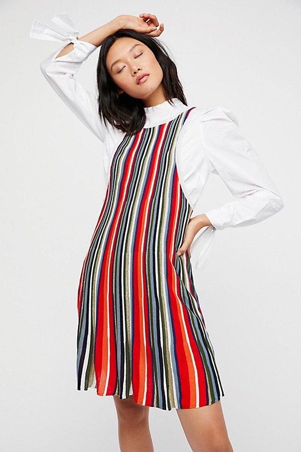 Rainbow Dragon Mini Dress By Free People