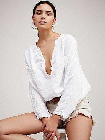 Doublecloth Solid Top By Cp Shades At Free People