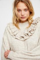 All Of The Ruffles Sweater By Free People