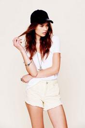 Free People Womens Fp Denim Cut Off Shorts