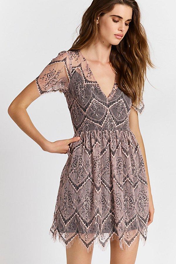 She's So Lovely Mini Dress By Free People