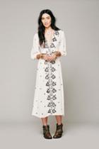 Fp Collection Womens Embroidered V Maxi Dress