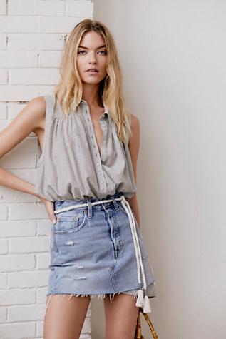 Young Spirit Striped Tunic By Free People