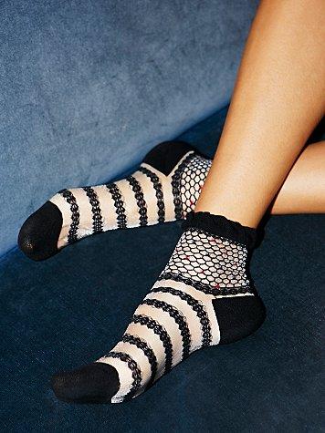 Confetti Sheer Anklet By Pretty Persuasion At Free People
