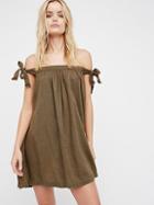 Just Right Off-the-shoulder Mini Dress By Endless Summer At Free People