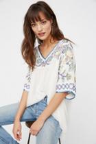 Free People Womens Sunset Lovers Beaded Top