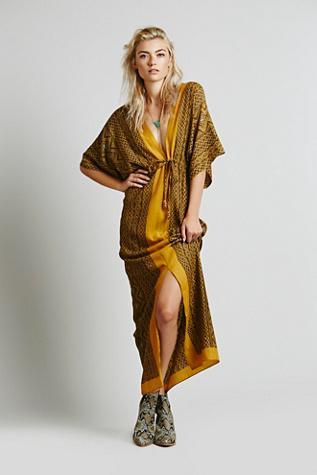 Lotta Stensson + Free People Womens Inca Wool Robe