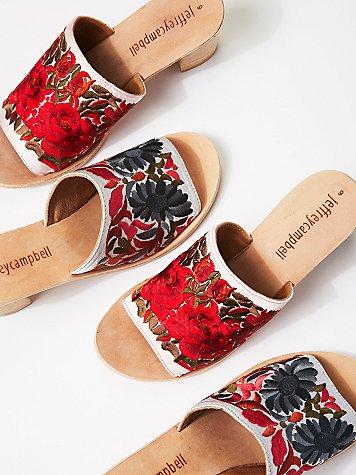 Riviera Embroidered Mule By Jeffrey Campbell At Free People