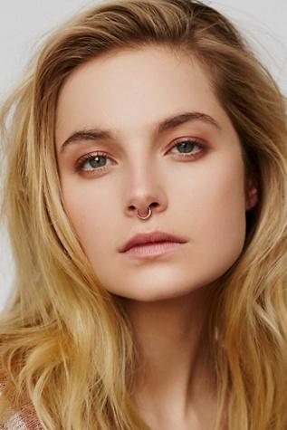 Rackk And Ruin X Free People Womens Gold Wrapped Faux Septum