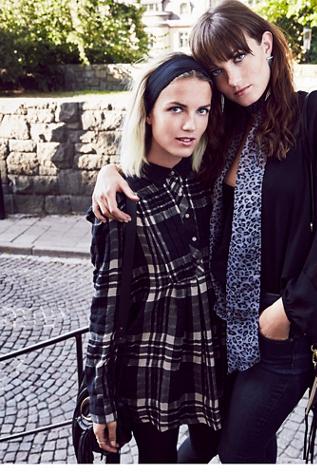 Free People Womens Baby Blues Plaid Tunic