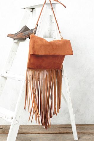 Free People Womens Raquel Fringe Crossbody