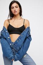 Ribbed Crop Sports Bra By Free People