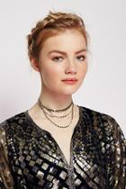 Lucky Star X Free People Womens Muse Chain Triple Choker