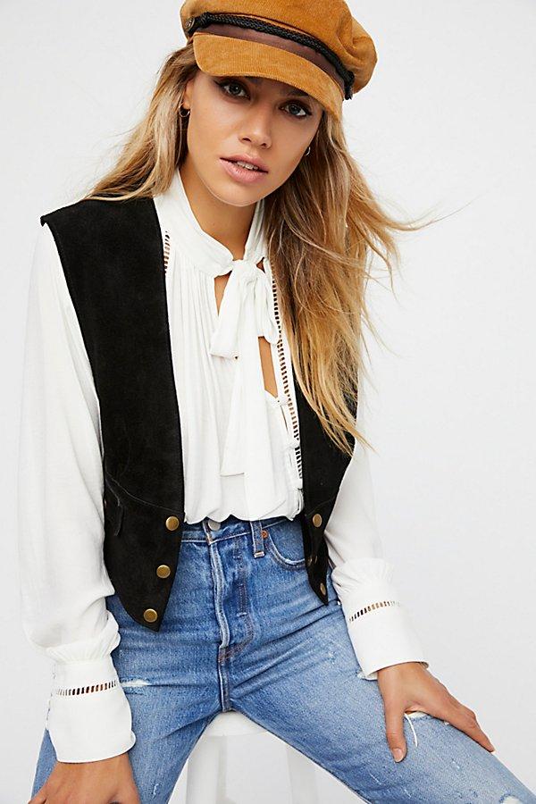Cherri Suede Vest By Free People
