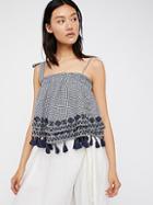 Embroidered Gingham Tube By Free People