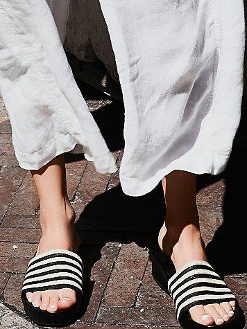 Monica Flatform Slide Sandal By Sol Sana At Free People