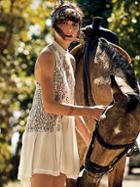 Free People Cross My Heart In Lace Tunic