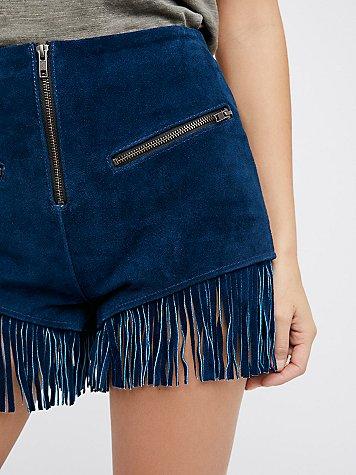 Understated Leather Stick 'em Up Suede Short