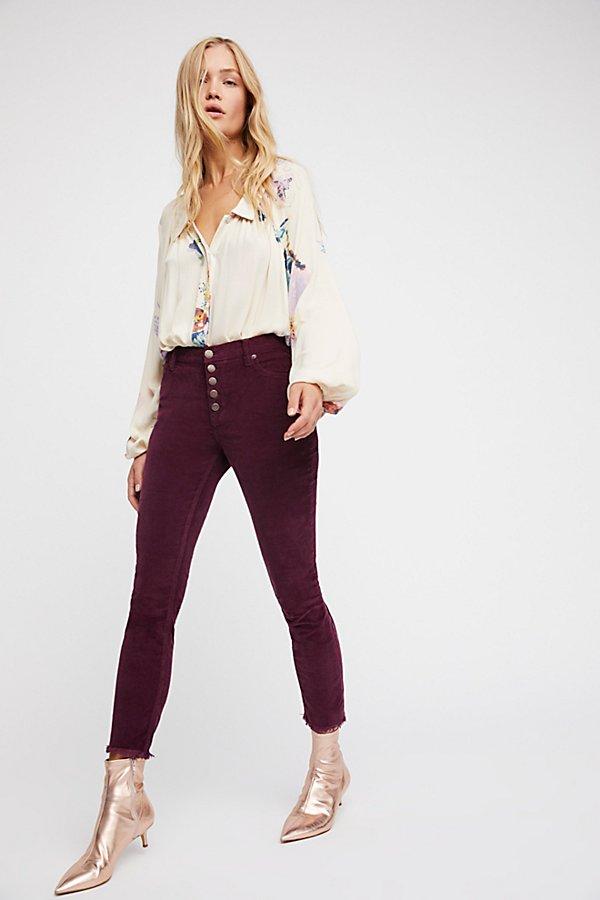 Reagan Raw Jean Cord By Free People