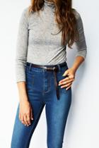 Elise M Womens Lasso Leather Belt