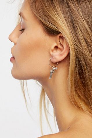 Charming Hoop Earring Set By Free People