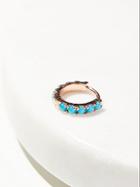 Venus By Maria Tash 1/4 Turquoise Eternity Hoop