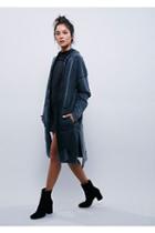 Free People Womens Ziggy Washed Hoodie