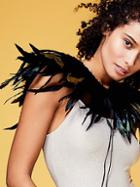 Fly Away With Me Feather Collar By Project