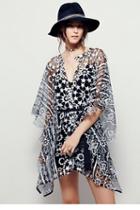 Jen S Pirate Booty Womens Sundown Embroidered Kaftan