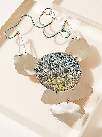 Vertical Patina Pendant By Sibilia X Free People