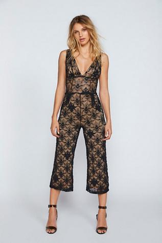 Fleur Lace Jumpsuit By Nightcap At Free People