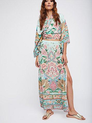 Lotus Kimono Set By Free People X Spell
