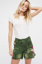 Free People Womens Embroidered Scout Short