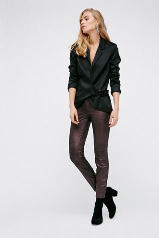 Blank Nyc Womens Glitter Skinnies