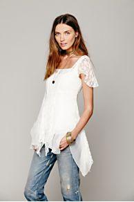 On A Whim Lace Top At Free People