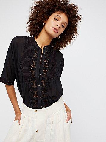Starlight Buttondown Top By Free People