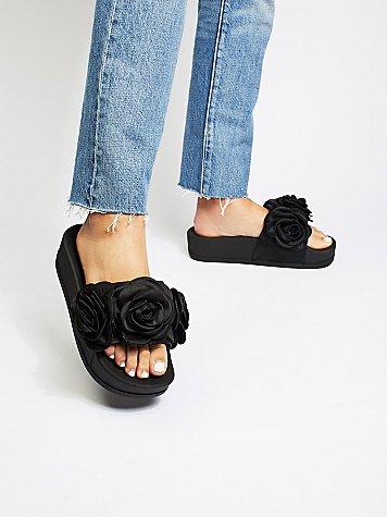Eddie Rose Flatform Sandal By Jeffrey Campbell At Free People