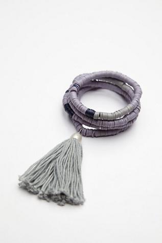 Free People Womens Pastel Wave Wrap Bracelet
