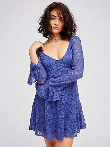 Free People Blue Skies Babydoll Dress