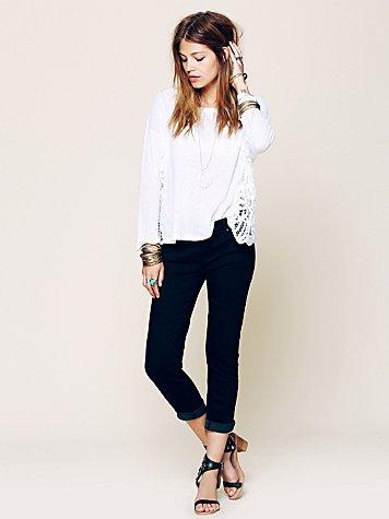 Rolled Crop Skinny  By Free People