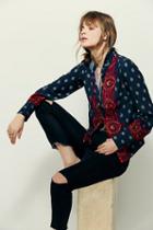 Free People Womens Wishing Well Border Print
