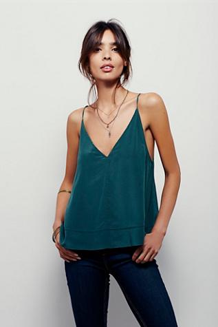 Intimately Womens Up All Night Silk Cami