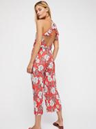 Fresh Fields Pleated Jumpsuit By Free People