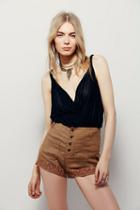 Free People Womens Sienna Embr High Rise