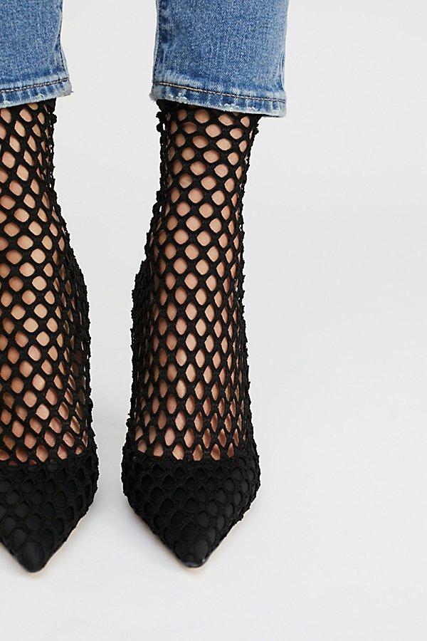 Heidi Fishnet Heel By Shellys London At Free People