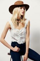 Intimately Womens Prairie Lace-up Cami