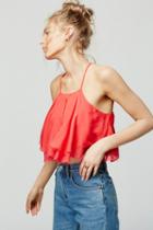 Fp One Womens Ruffle Bra Top