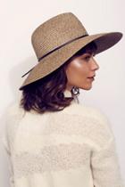 'ale By Alessandra Womens Sancho Packable Straw Hat