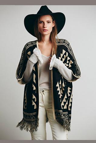 Kw Fashion Womens Geo Zig Zag Kimono