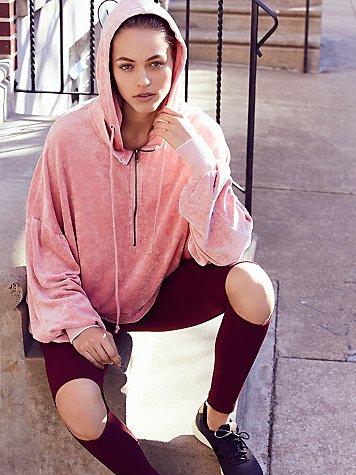 I'm Sure It's Velour Hoodie By Free People